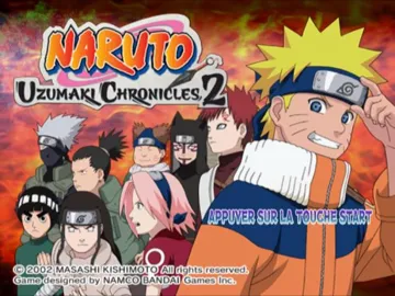 Naruto - Uzumaki Chronicles 2 screen shot title